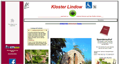 Desktop Screenshot of kloster-lindow.de